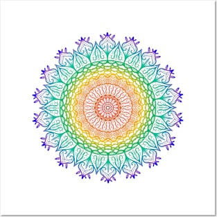 Mandala India Symbol of Yoga and Spirituality Posters and Art